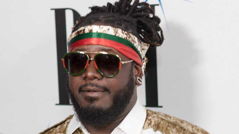 T-Pain on a 2017 red carpet