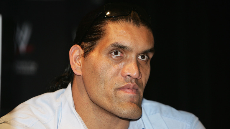 The Great Khali attending a WWE Smackdown Photo Call