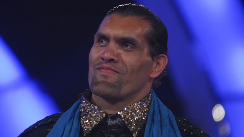 The Great Khali attends the Big Boss Season 4 finale