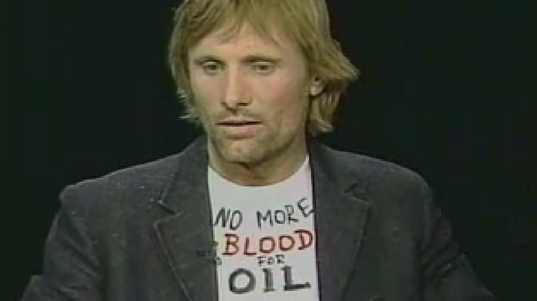 Viggo Mortensen talking  