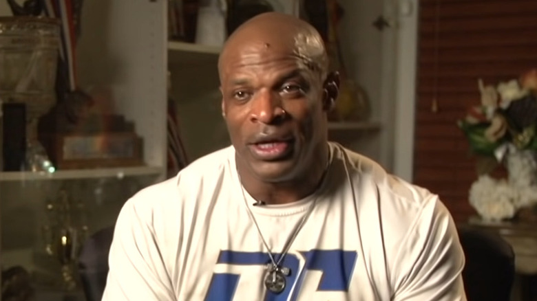 Ronnie Coleman talking in interview