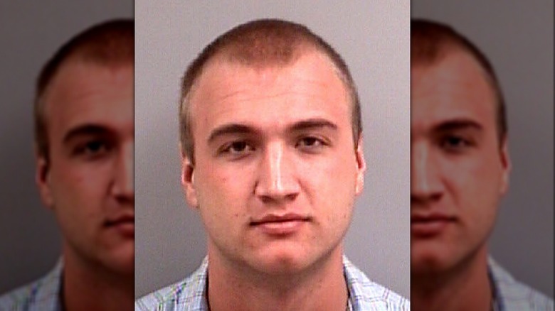 Nick Hogan's 2007 mugshot as seen in photos