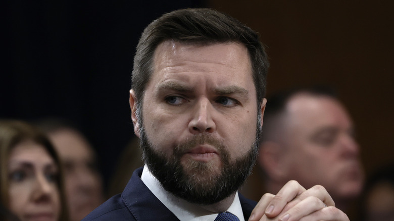 J.D. Vance Scowling