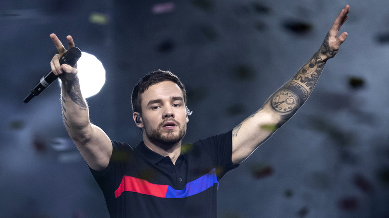 Liam Payne performs at the SSE Arena