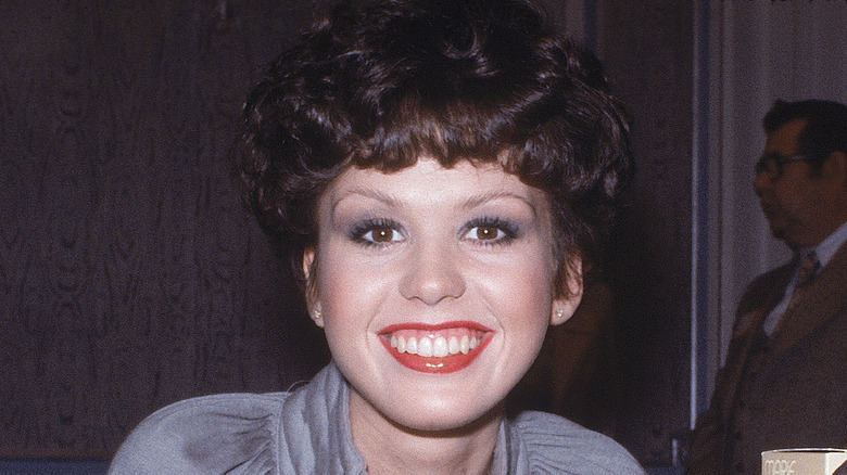 Marie Osmond curly hair smile