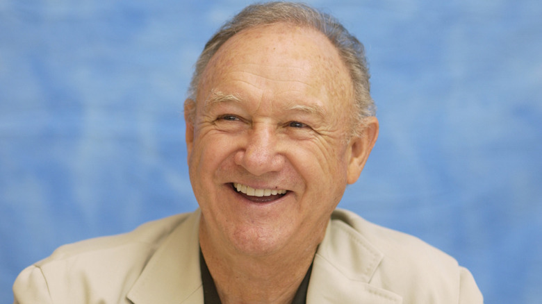 Gene Hackman, smiling