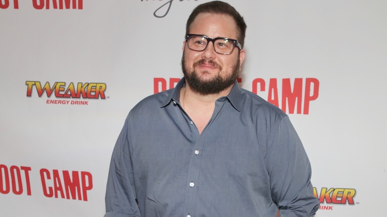 Chaz Bono, smirking