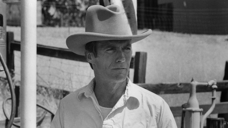 Clint Eastwood in a cowboy hat