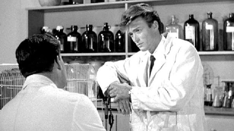 Clint Eastwood as a lab technician
