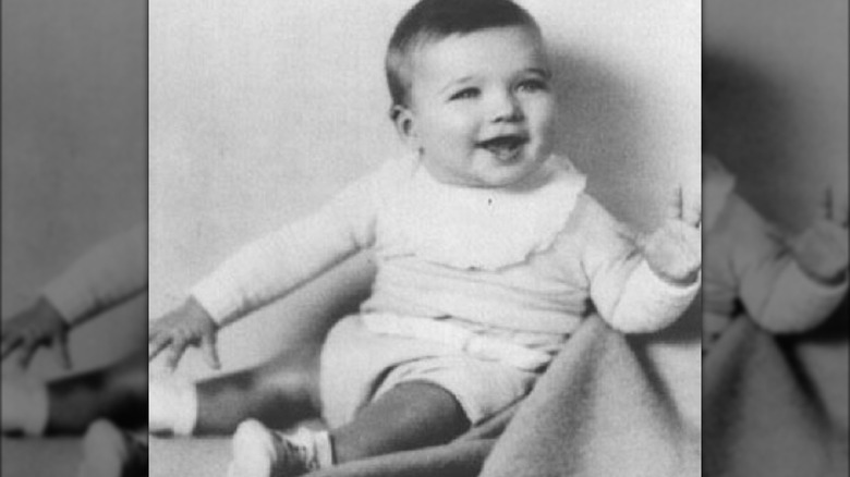 Baby Clint Eastwood laughing