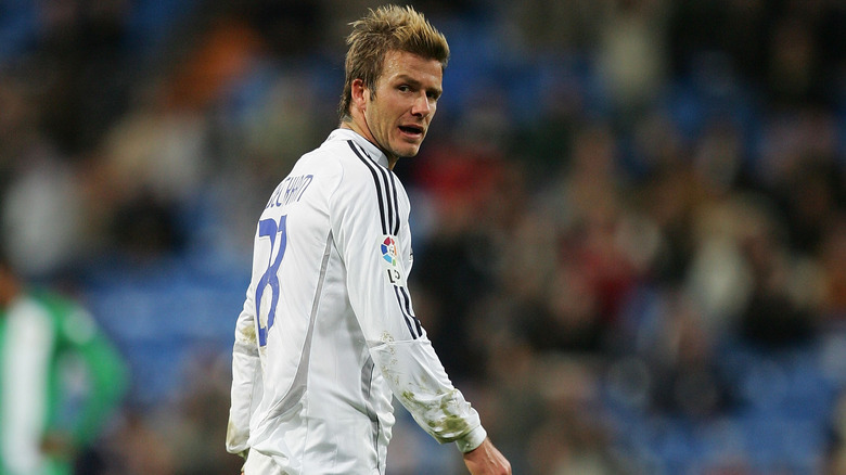 David Beckham soccer uniform