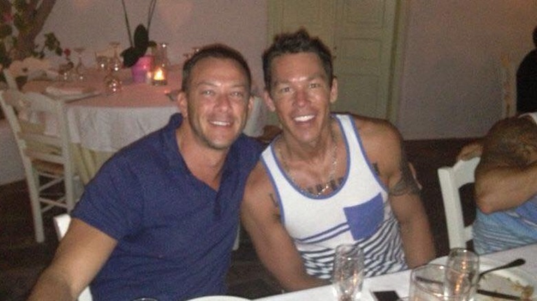 David Bromstad poses with Gregg Girard