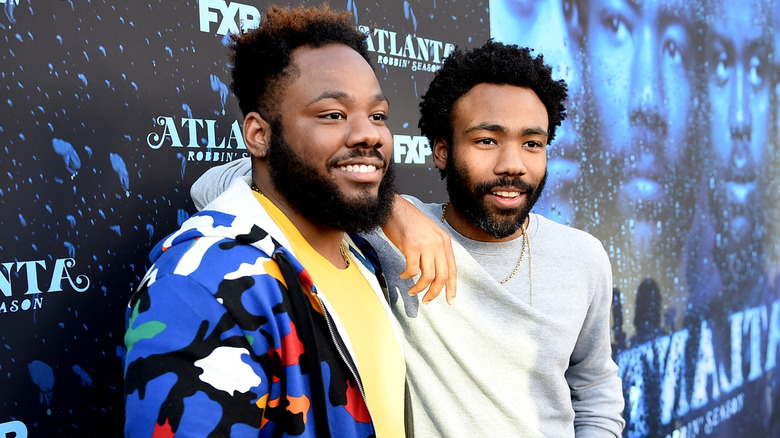 Stephen and Donald Glover posing together