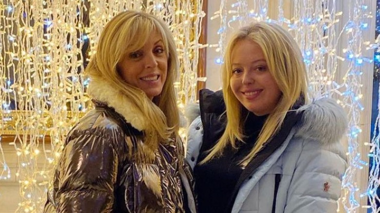 Marla Maples Tiffany Trump smiling