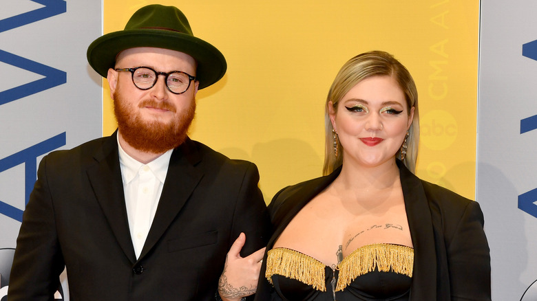 Elle King posing with ex-husband Andrew Ferguson