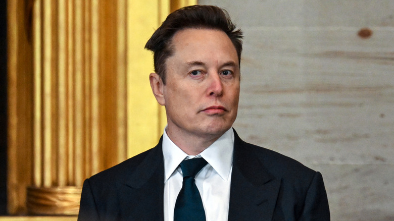 Elon Musk at Trump's 2025 inauguration