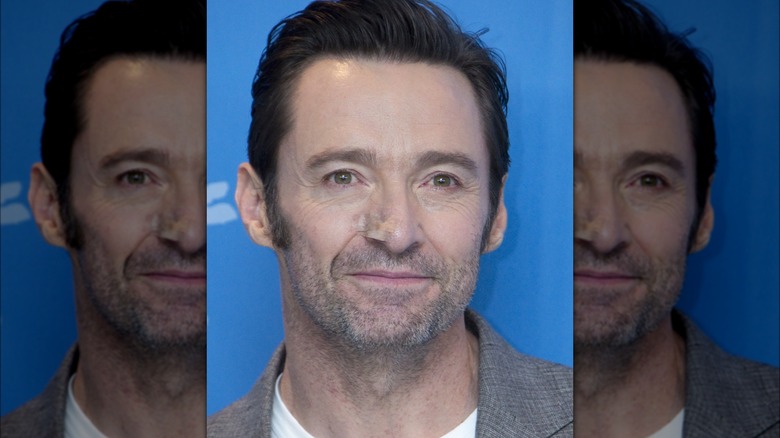 Hugh Jackman skin cancer band-aid 