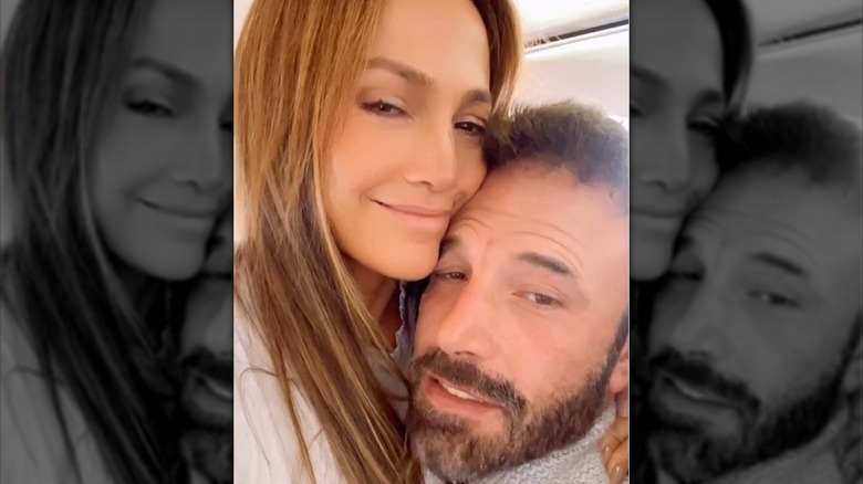 Jennifer Lopez and Ben Affleck selfie