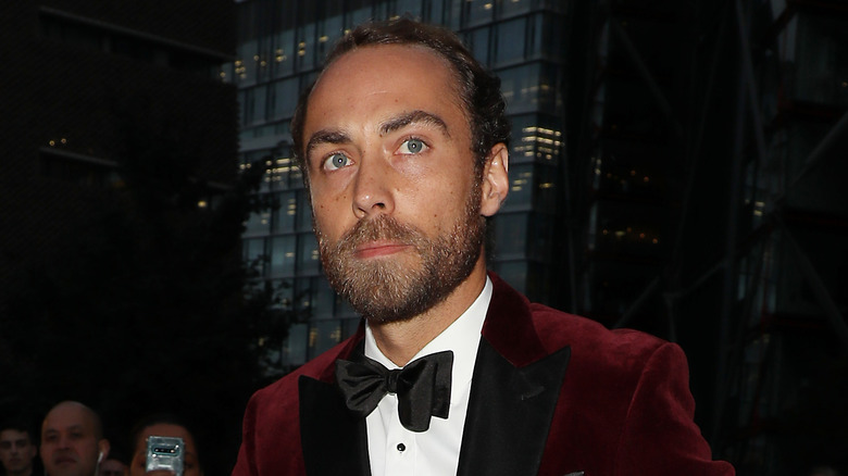 James Middleton looks pensive