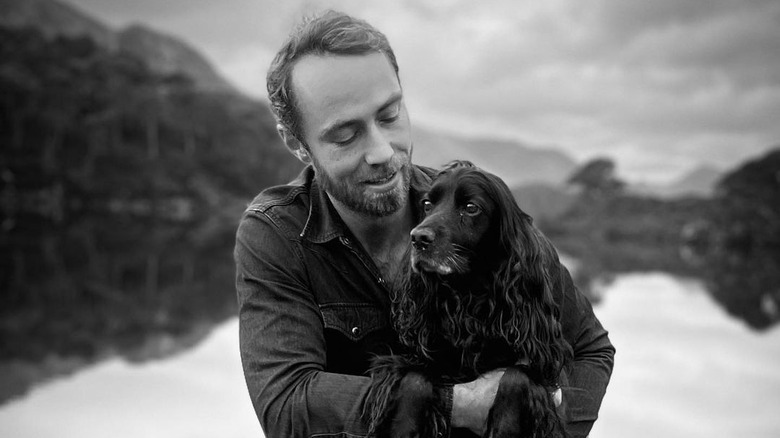 James Middleton holds Ella