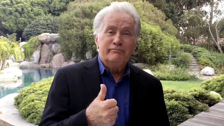 Martin Sheen giving thumbs up