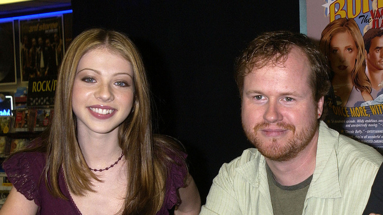 Michelle Trachtenberg with Joss Whedon