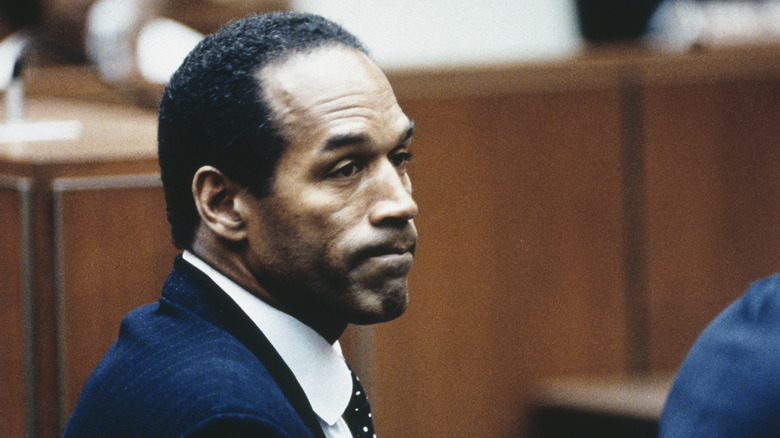 O.J. Simpson attending court