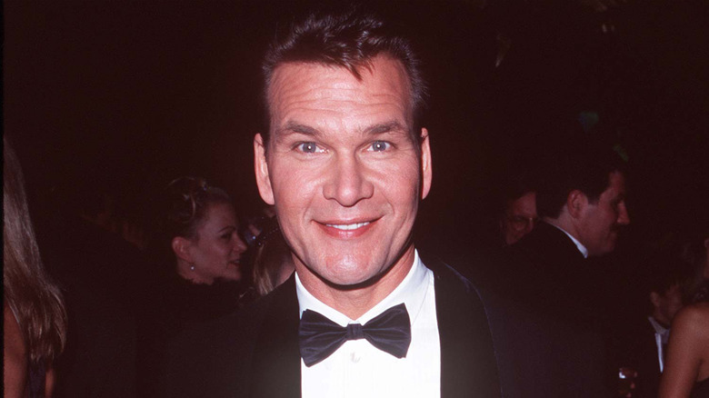 Patrick Swayze in a tuxedo