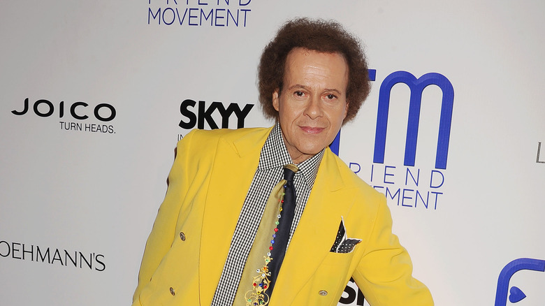 Richard Simmons yellow suit