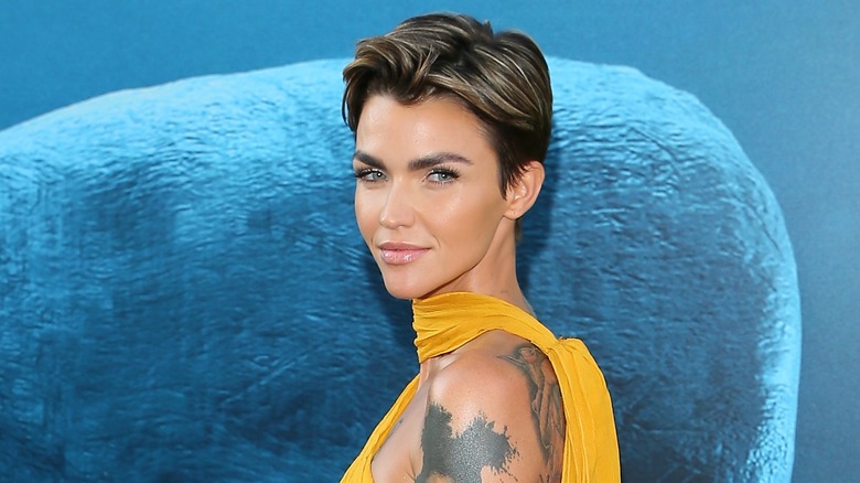 Ruby Rose posing