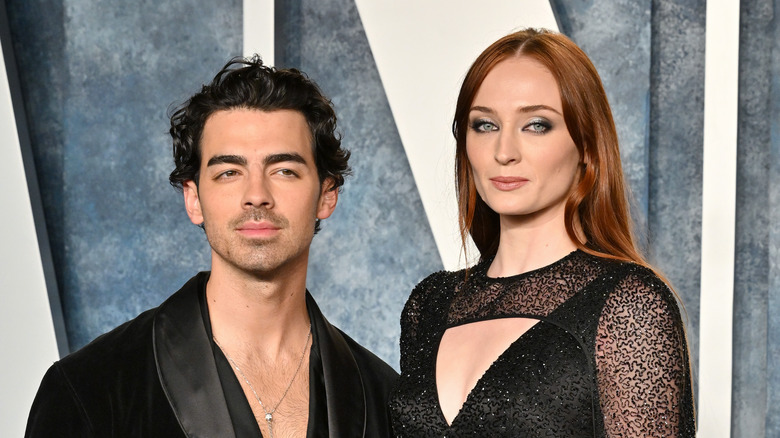 Joe Jonas and Sophie Turner pose together