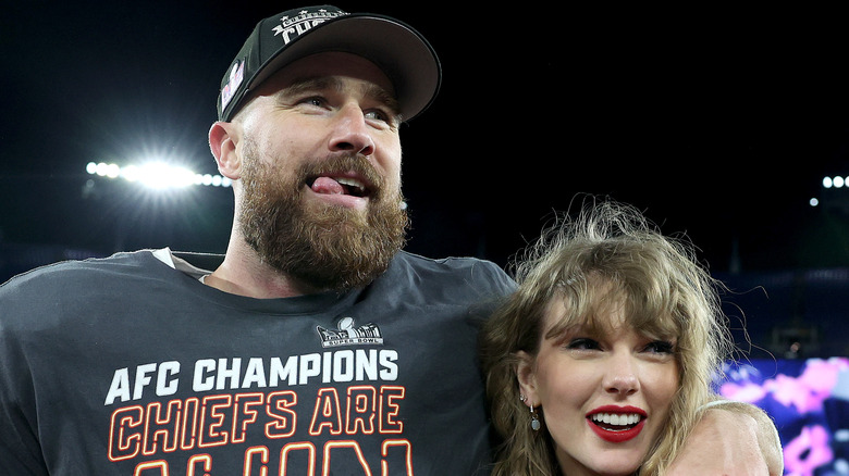 Travis Kelce with Taylor Swift