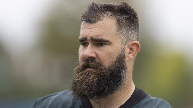 Jason Kelce frowning