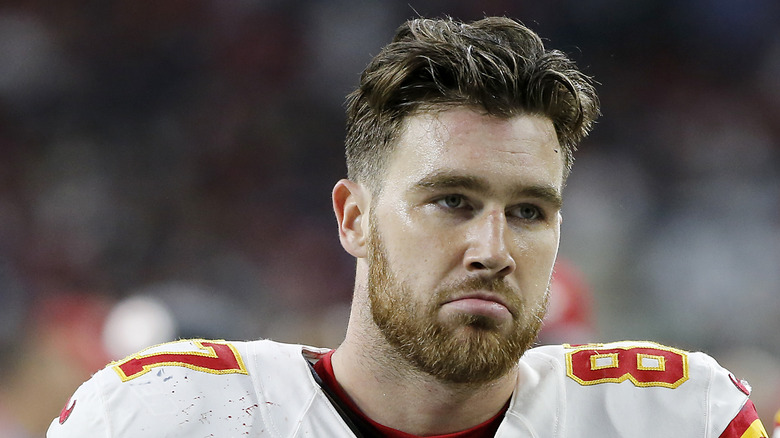 Travis Kelce frowning