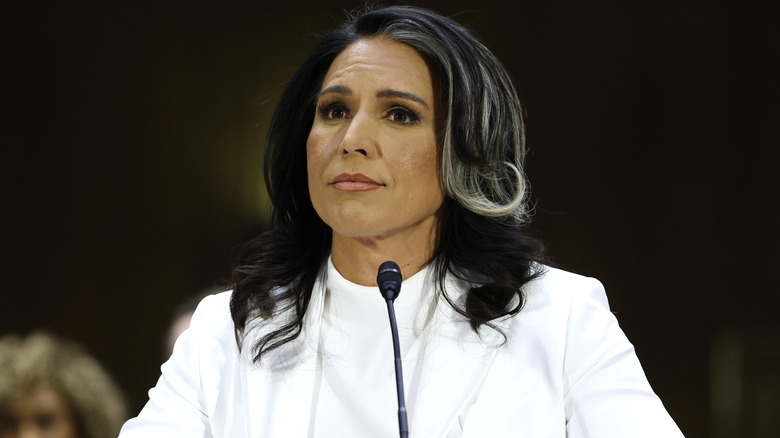 Tulsi Gabbard at the Senate Intelligence Committee.