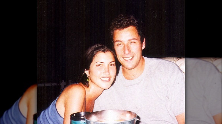 Jackie Titone and Adam Sandler in a throwback photo