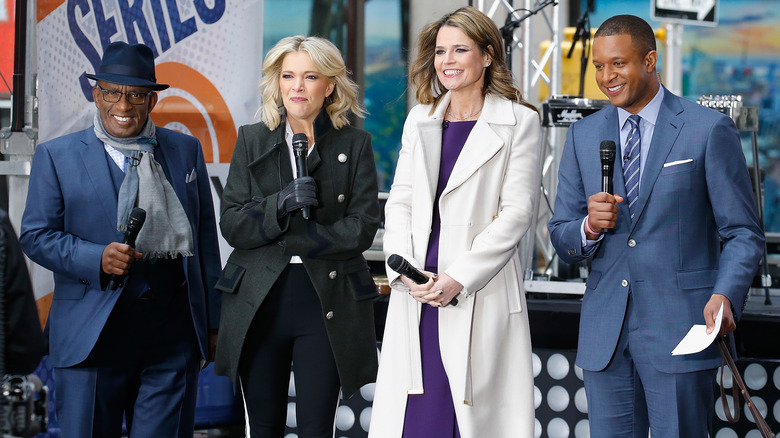 Al Roker, Megyn Kelly, Savannah Guthrie, and Craig Melvin on the Today show