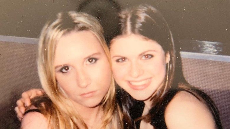 Penelope Lawson and Alexandra Daddario in 2002