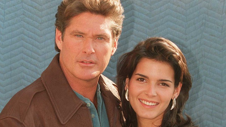 David Hasselhoff and Angie Harmon