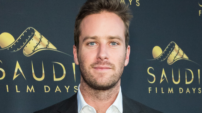 Armie Hammer posing