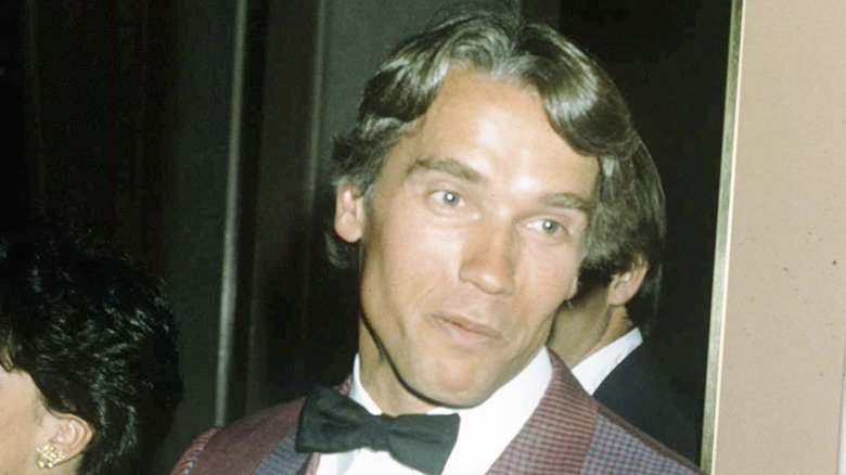 Arnold Schwarzenegger in a tuxedo