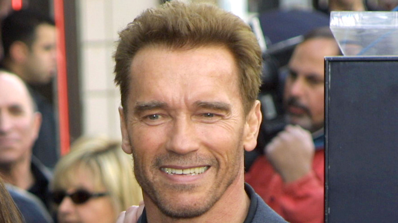 Arnold Schwarzenegger outdoors