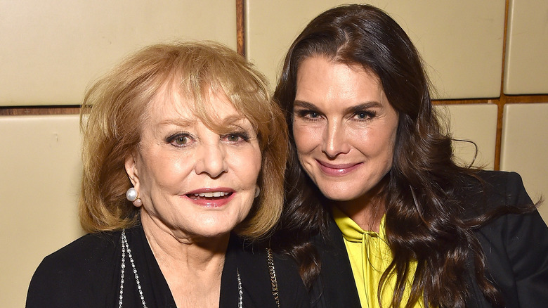 Barbara Walters, Brooke Shields smiling