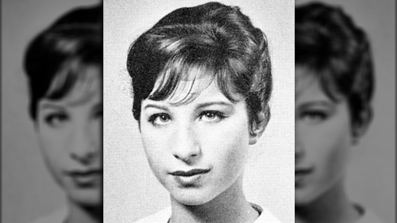 Barbra Streisand high school yearbook photo