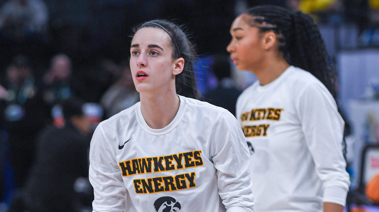 Caitlin Clark in Hawkeyes training 