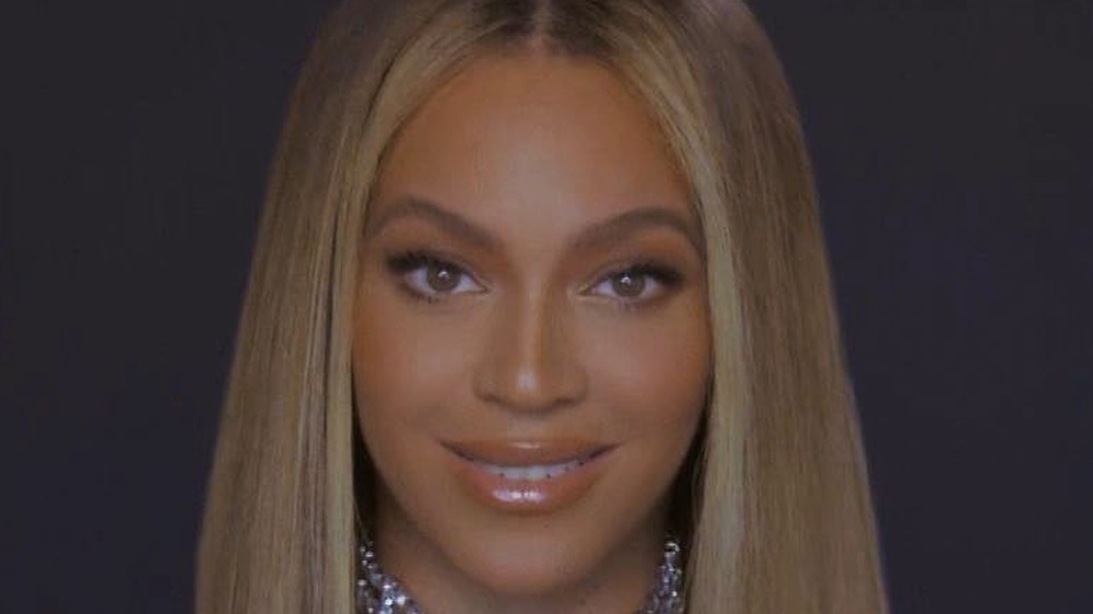 Beyonce smiling