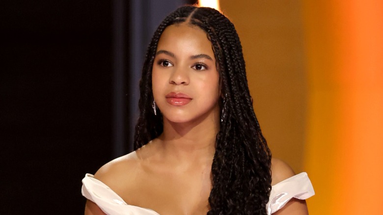 Blue Ivy Carter looks stunning in long braids