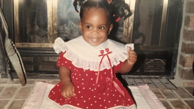 Candiace Dillard, as a baby toddler, throwback photo