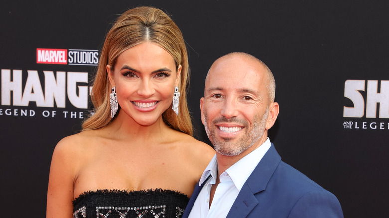 Chrishell Stause and Jason Oppenheim smiling