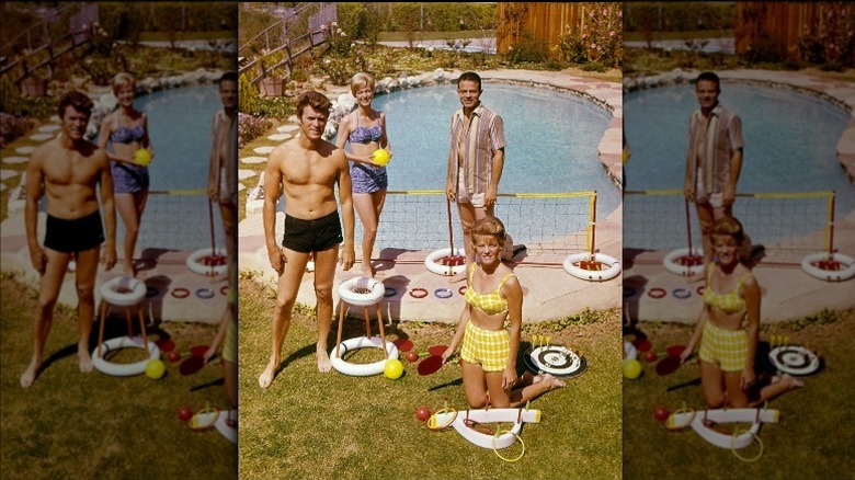 Clint Eastwood with wife Maggie Johnson and friends.